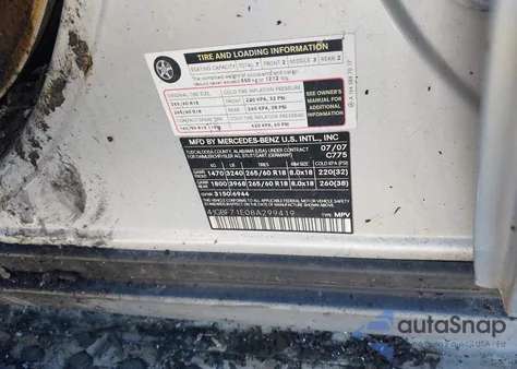 2008 Mercedes-Benz Gl 450 4Matic из США, поврежденный, VIN 4JGBF71E08A299419